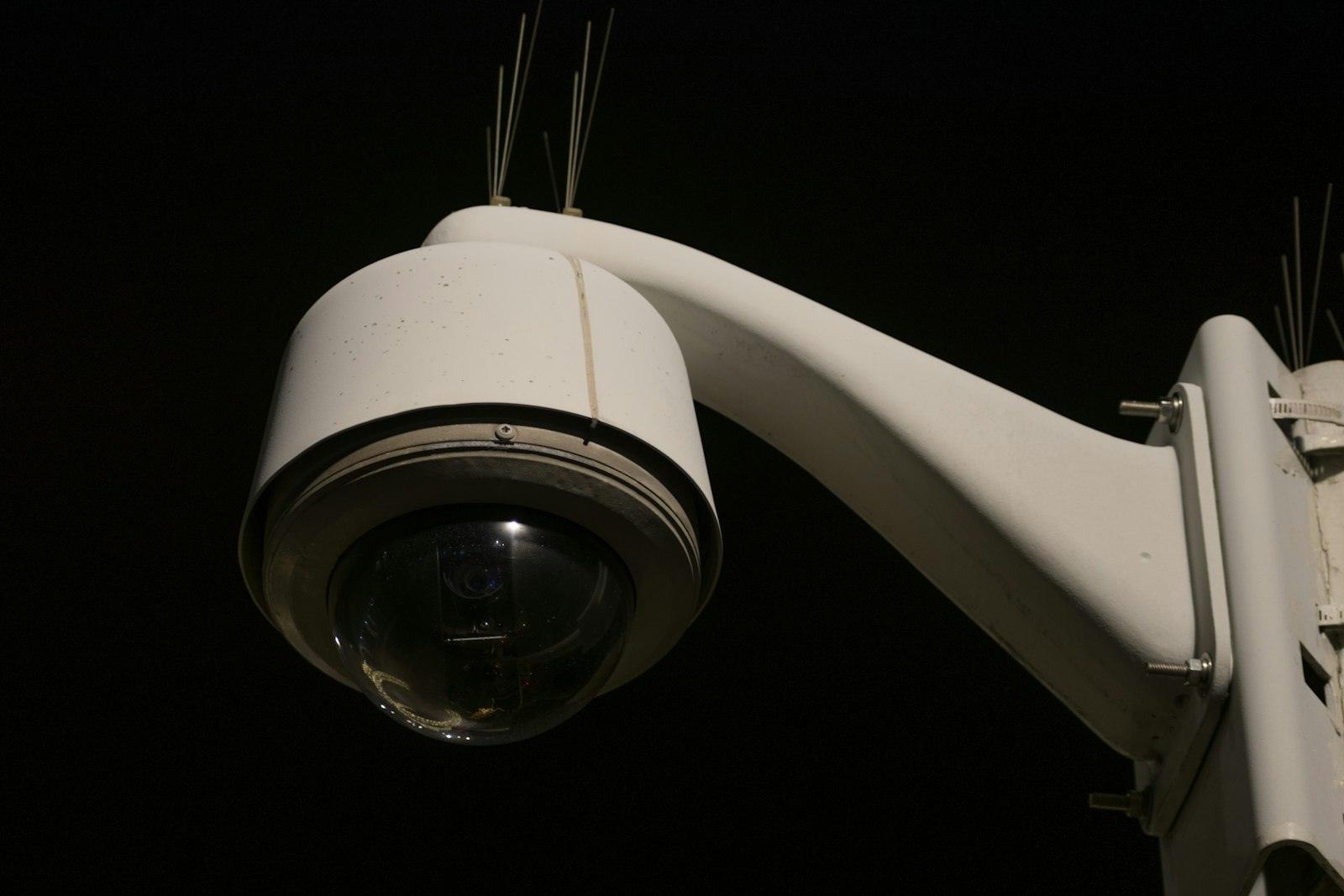 CCTV cameras on a building exterior